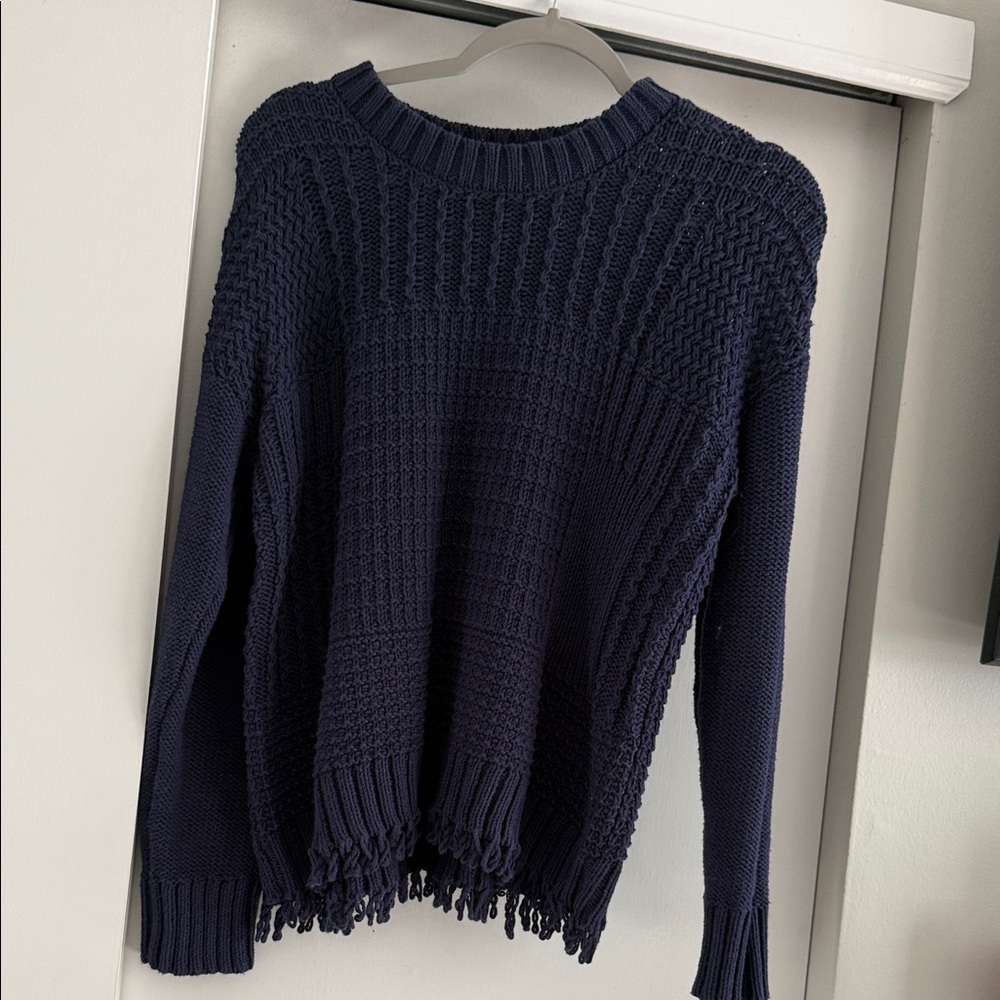 Architect Dark Blue Women's Crew Neck Sweater